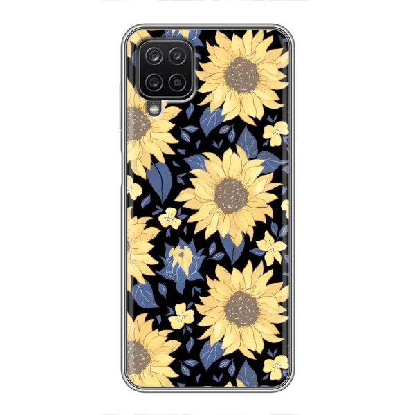 Чехол с рисунком «красивые цветы» для Samsung Galaxy A12 Чехол с рисунком «красивые цветы» для Samsung Galaxy A12