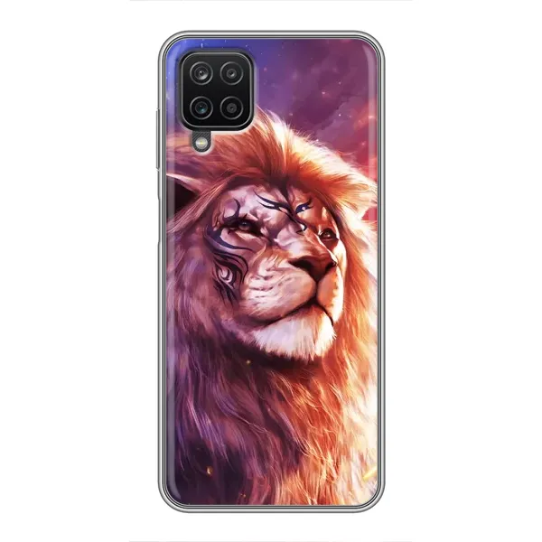 Чехол с рисунком «Красочный ЛЕВ» для Samsung Galaxy A12 Чехол с рисунком «Красочный ЛЕВ» для Samsung Galaxy A12