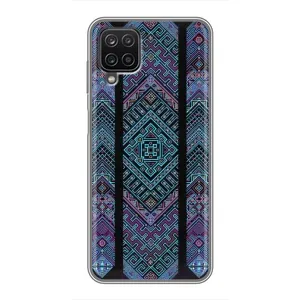 Силіконовый Чохол на Samsung Galaxy A12 (Крутий орнамент)