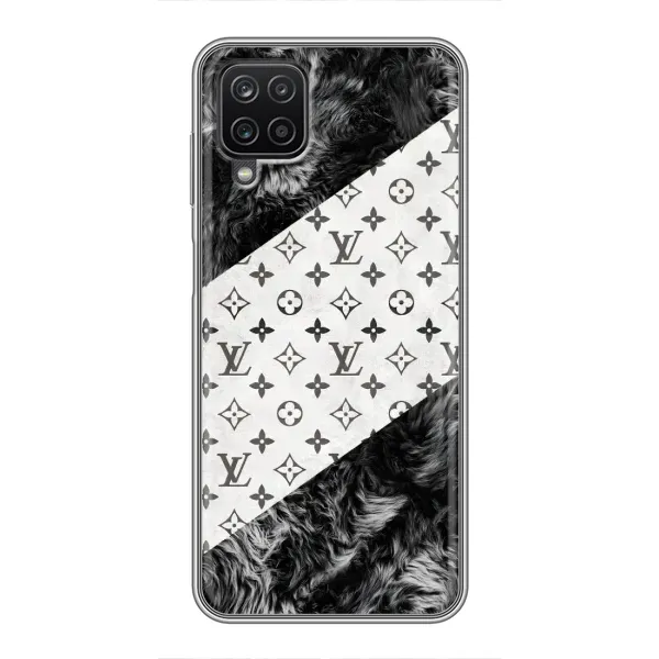 Чехол с рисунком «LV на белом» для Samsung Galaxy A12 Чехол с рисунком «LV на белом» для Samsung Galaxy A12