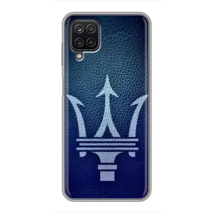 Чохли з тематикою "Круті машини" на Samsung Galaxy A12 (Лого Maserati)