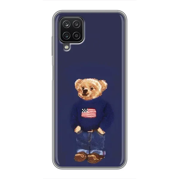 Чехол с рисунком «Мишка USA» для Samsung Galaxy A12