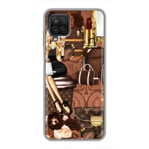 Чехол Стиль Louis Vuitton на Samsung Galaxy A12 (Мода Луи Виттон)