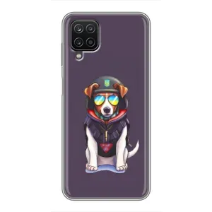 Чехол с принтом Собаки Патрон для Samsung Galaxy A12 (Модный Патрон)