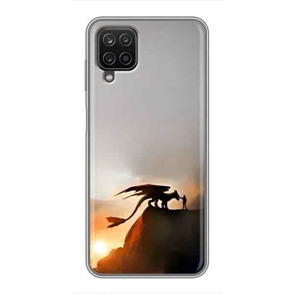 Чехол с рисунком «Мультиик Беззубик» для Samsung Galaxy A12 Чехол с рисунком «Мультиик Беззубик» для Samsung Galaxy A12