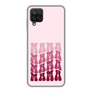 Чехлы на день мамы для Самсунг Галакси А12 (Надпись мама)