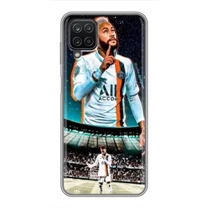 Силиконовый Чехол Samsung Galaxy A12 (Неймар ПСЖ)