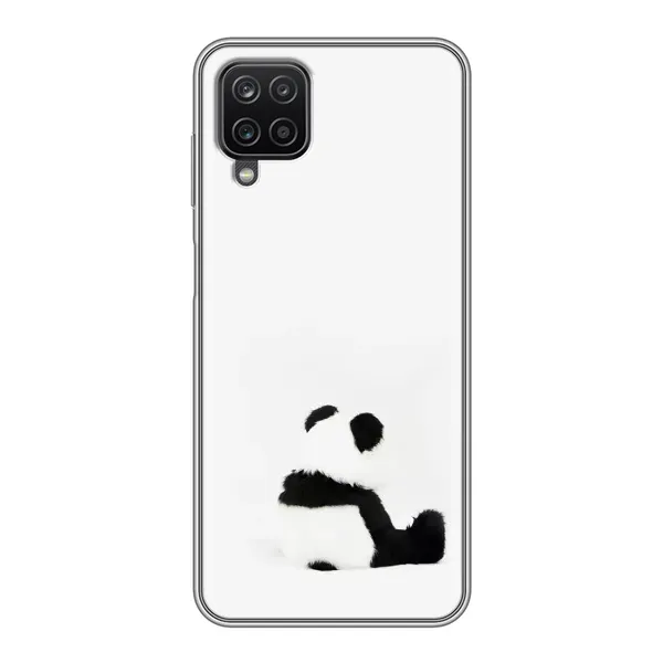 Чехол с рисунком «Панда обиделся» для Samsung Galaxy A12 Чехол с рисунком «Панда обиделся» для Samsung Galaxy A12
