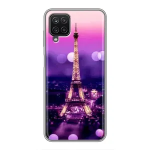 Чехол с Эйфелевой башней на Samsung Galaxy A12 (Париж башня)