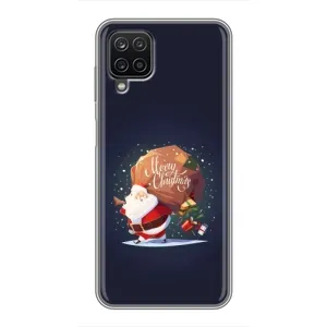 Чехол Санта Клаус для Samsung Galaxy A12 (Подарки от Санты)