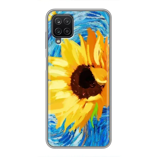 Чехол с рисунком «Подсолнух цветок» для Samsung Galaxy A12 Чехол с рисунком «Подсолнух цветок» для Samsung Galaxy A12