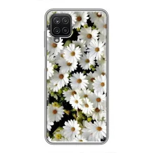 Чохол з ромашками на Samsung Galaxy A12 (Рамка в ромашках)