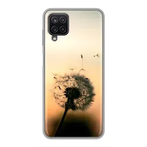 Силиконовый Чехол с одуванчиками на Samsung Galaxy A12 (Роздумаханый одуванчик)