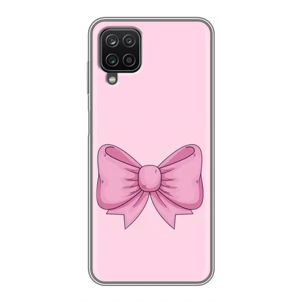 Чехол с рисунком «Розовый бантик» для Samsung Galaxy A12 Чехол с рисунком «Розовый бантик» для Samsung Galaxy A12