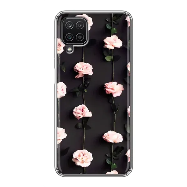 Чехол с рисунком «Розы» для Samsung Galaxy A12 Чехол с рисунком «Розы» для Samsung Galaxy A12