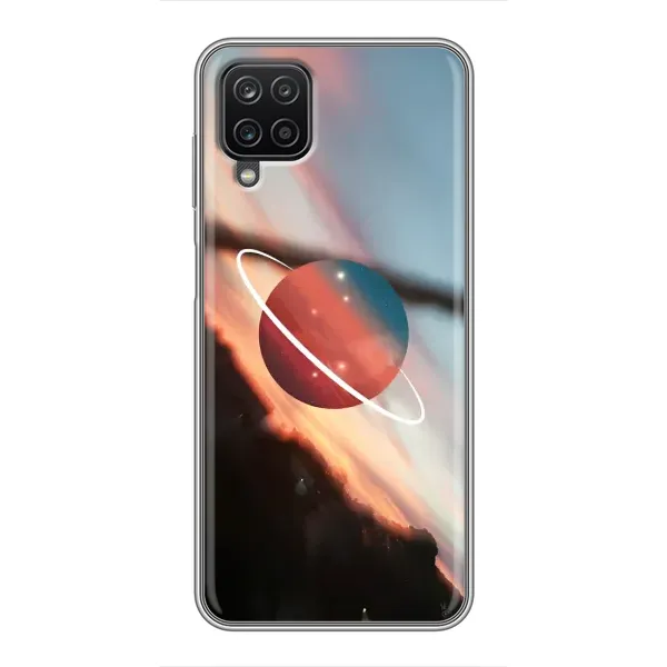 Чехол с рисунком «Сатурн» для Samsung Galaxy A12 Чехол с рисунком «Сатурн» для Samsung Galaxy A12