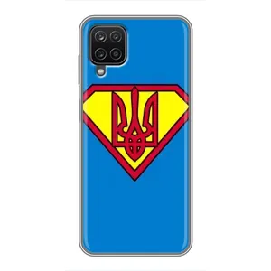 Чехол с картинкой (Патриотический ГЕРБ) на Samsung Galaxy A12 (Super - Герб)