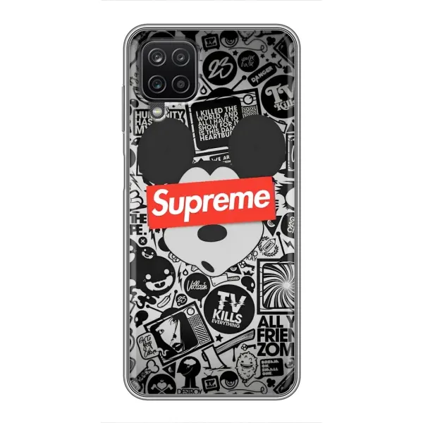 Чехол с рисунком «Supreme Маус» для Samsung Galaxy A12 Чехол с рисунком «Supreme Маус» для Samsung Galaxy A12