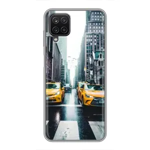 Силиконовый бампер (Работники) на Samsung Galaxy A12 (Такси)