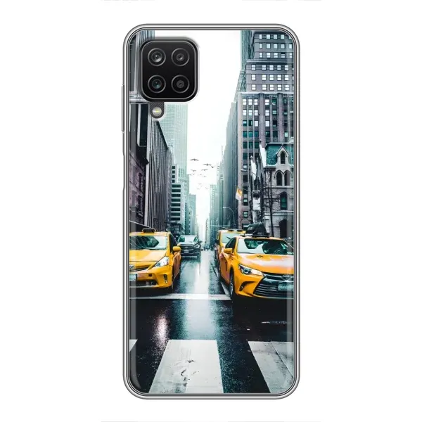 Чехол с рисунком «Такси» для Samsung Galaxy A12 Чехол с рисунком «Такси» для Samsung Galaxy A12
