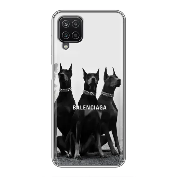 Чехол с рисунком «Три добермана» для Samsung Galaxy A12 Чехол с рисунком «Три добермана» для Samsung Galaxy A12
