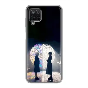 Чехлы с принтом Уэнсдей на Samsung Galaxy A12 (Уэнсдей и Энди)