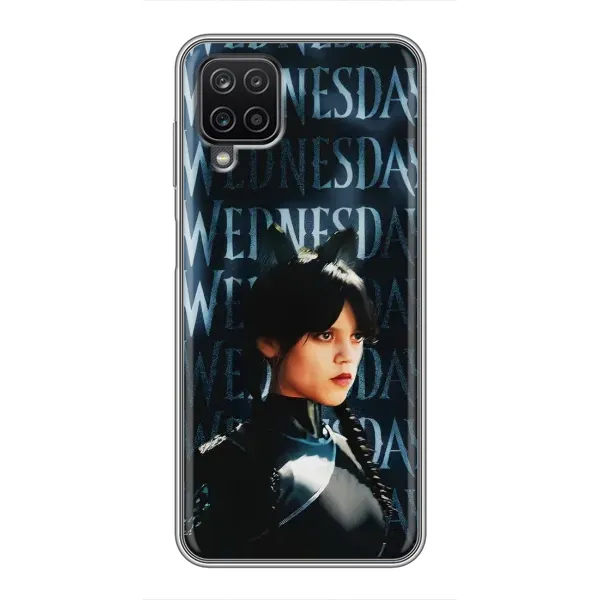 Чехол с рисунком «Уэнздей с ушками» для Samsung Galaxy A12 Чехол с рисунком «Уэнздей с ушками» для Samsung Galaxy A12