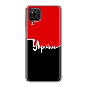 Чехлы УПА (Красно-Чёрный) на Samsung Galaxy A12 (Украина УПА)