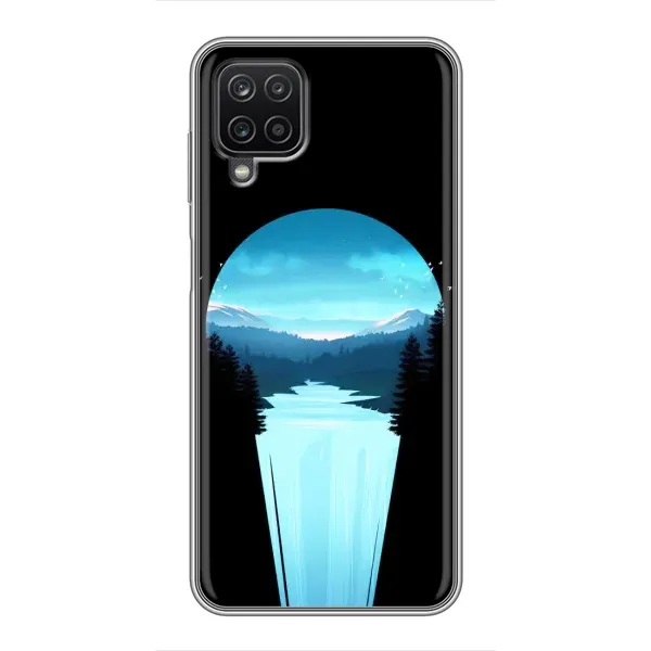 Чехол с рисунком «Синий Водопад» для Samsung Galaxy A12 Чехол с рисунком «Синий Водопад» для Samsung Galaxy A12