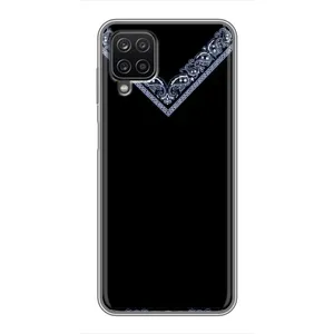 Силіконовый Чохол на Samsung Galaxy A12 (Комірець вишиванки)