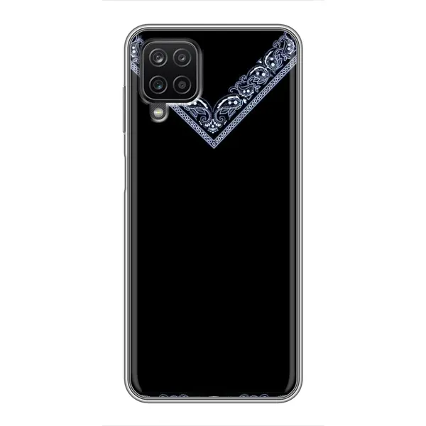Чехол с рисунком «Воротник вышиванки» для Samsung Galaxy A12