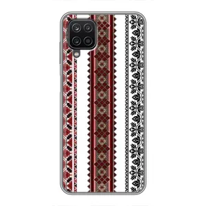 Силіконовый Чохол на Samsung Galaxy A12 з картинкой Вишиванки (Вишиваночки)