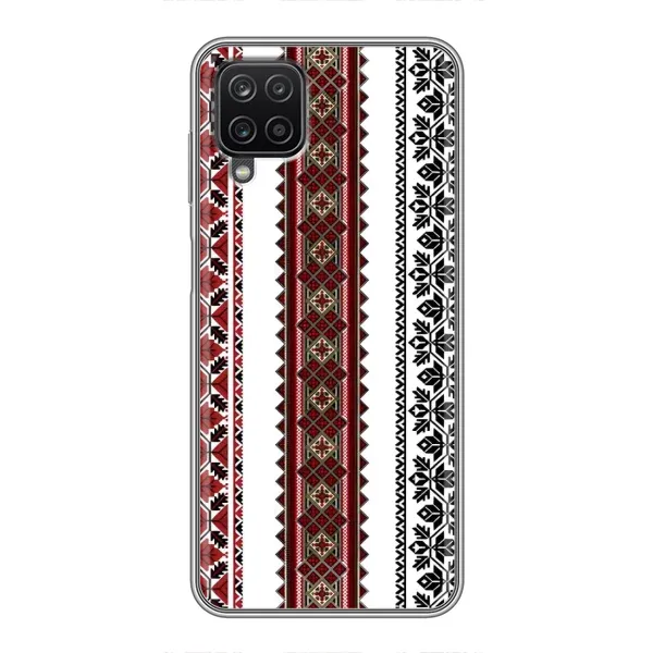 Чехол с рисунком «Вышиваночки» для Samsung Galaxy A12