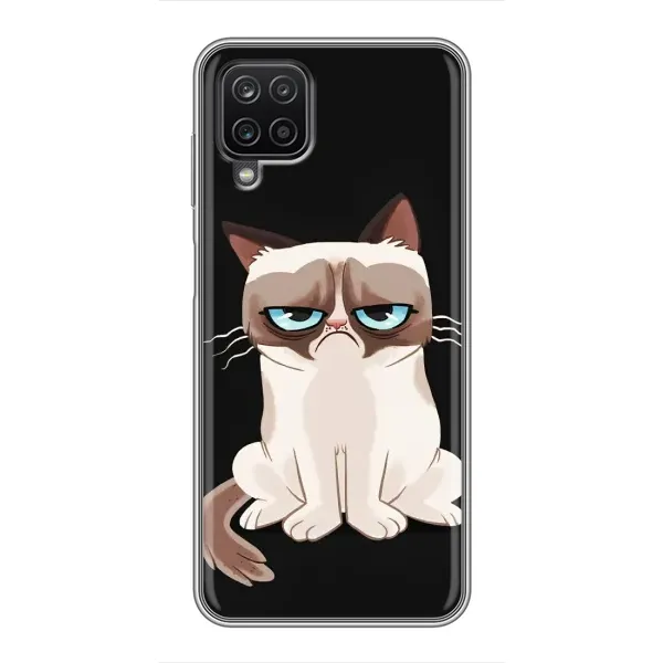 Чехол с рисунком «Взгляд кота» для Samsung Galaxy A12 Чехол с рисунком «Взгляд кота» для Samsung Galaxy A12