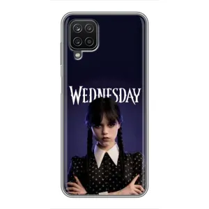 Чехлы с принтом Уэнсдей на Samsung Galaxy A12 (Wednesdey)