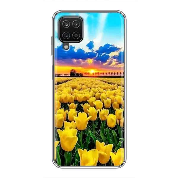 Чехол с рисунком «Желтые тюльпаны» для Samsung Galaxy A12 Чехол с рисунком «Желтые тюльпаны» для Samsung Galaxy A12