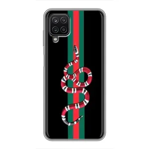 Чехлы Бренд GUCCI для Samsung Galaxy A12 (Змей Гуччи)