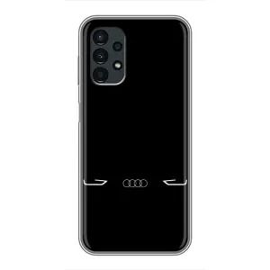 Силиконовый бампер с картинкой машины на Samsung Galaxy A13 (4G) (Силует Audi)