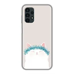 Чохол на тематику: Коти для Samsung Galaxy A13 (4G) (Білий котик)