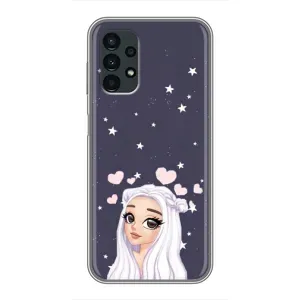 Чохол Стильні дівчата на Samsung Galaxy A13 (4G) (Дівчина та серця)
