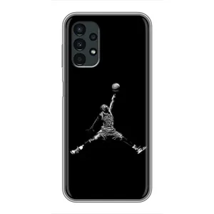 Силиконовый Чехол Nike Air Jordan на Самсунг Галакси А13 (Джордан)