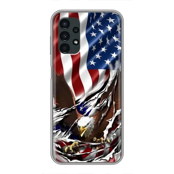 Чехол с рисунком «Флаг USA» для Samsung Galaxy A13 (4G) Чехол с рисунком «Флаг USA» для Samsung Galaxy A13 (4G)