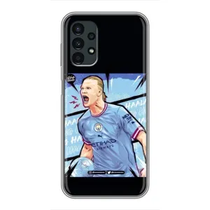 Чехлы с принтом для Samsung Galaxy A13 (4G) Футболист (гол Эрлинг Холланд)