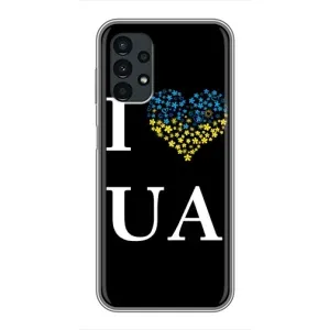 Силиконовый Чехол на Samsung Galaxy A13 (4G) (Я-Украина) (I Love UA)