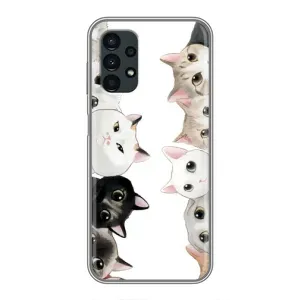 Силіконовий чохол з котиком для Samsung Galaxy A13 (4G) (Коти)