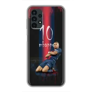 Чехол (TPU) с Футболистом на Samsung Galaxy A13 (4G) (MBAPPE 10)