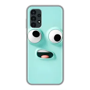 Силиконовые Чехлы (смешные стикеры) для Samsung Galaxy A13 (4G) (Забавное мятное лицо)