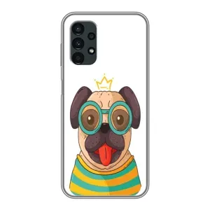 Бампер для Samsung Galaxy A13 (4G) з картинкою "Песики" (Собака Король)