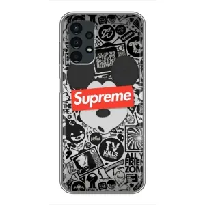 Чехол с Брендами одежды на Самсунг Галакси А13 (Supreme Маус)