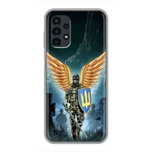Патриотический Чехол для Samsung Galaxy A13 (4G) (ЗСУ з крильями)